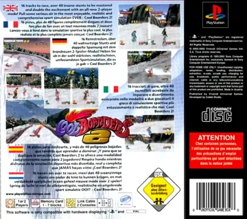 Cool Boarders 2 (US) box cover back